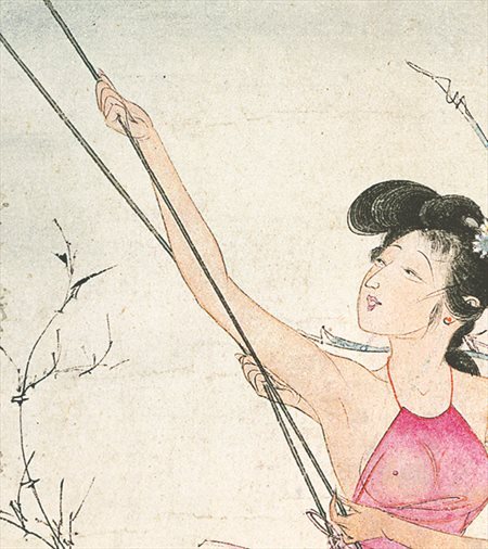 安岳县-胡也佛的仕女画和最知名的金瓶梅秘戏图